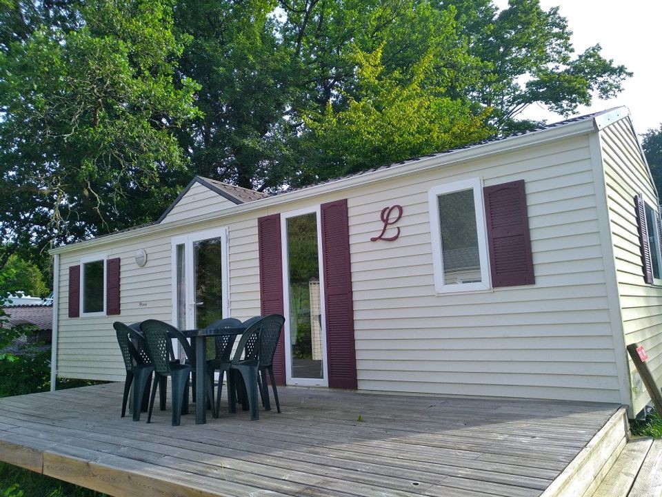 Le Lizot - Mobil home - Mobilhome 6 personnes - 3 chambres 6 places, terrasse