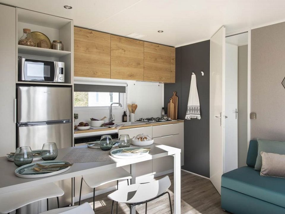 Les Cerisiers du Jaur - Mobil home - Mobilhome 5 personnes - COTTAGE PREMIUM MONTAGNE NOIRE 33 m² 2 ch 2 sdb A