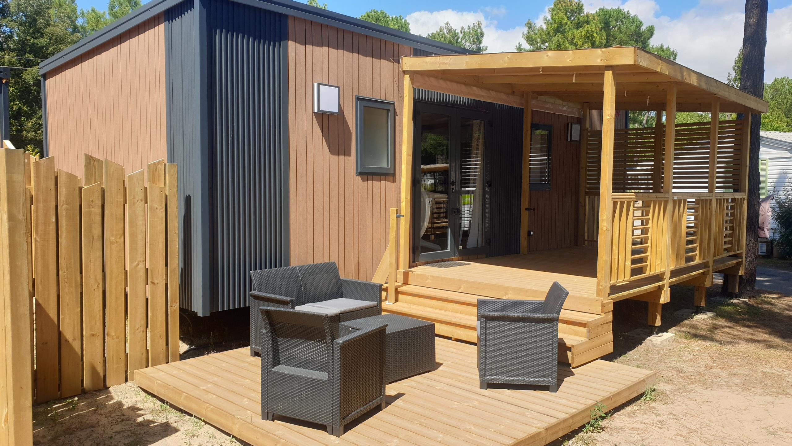 Le California - Mobil home - COTTAGE TRIO PREMIUM- TV-LAVE VAISSELLE