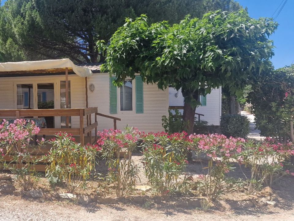 Orly d'Azur - Mobil home - Mobilhome 6 personnes - Mobile-home Cayanne Standard Clim 31m² - 2 chambres, terrasse semi-couverte - clim