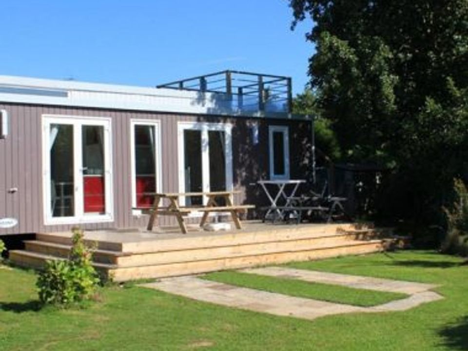 Le Marqueval - Mobil home - Mobilhome 4 personnes - CAP DESEO - Terrasse sur le toit