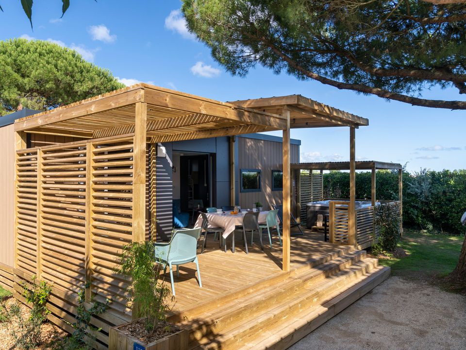 Le Fort Espagnol - Mobil home - Mobilhome 6 personnes - EXCLUSIF 3 chambres Jacuzzi avec suite parentale