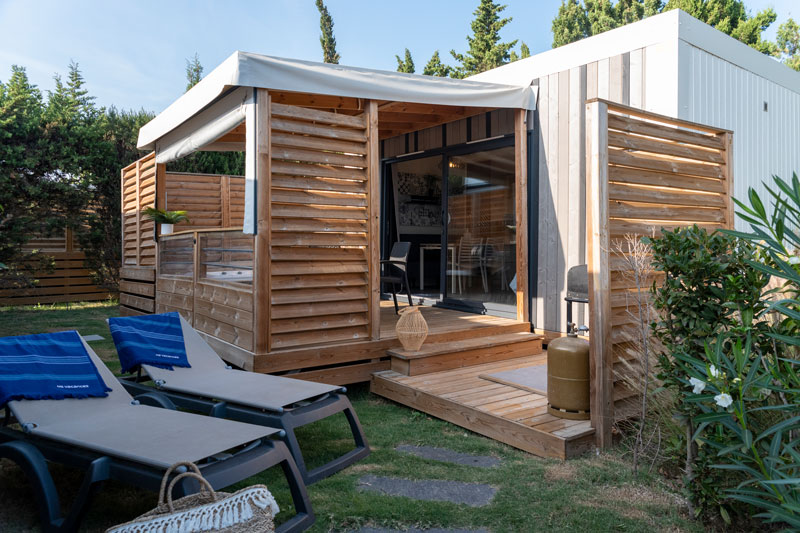 Camping Club Pontaillac Plage - MS Vacances - Mobil home - 2p - Otello Sabia SIGNATURE & SPA