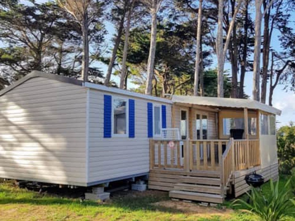 Le Conguel - Mobil home - Mobilhome 4 personnes - 2 chambres (40m2 et +) - lave vaisselle et/ou lave-linge - 2 SDB - vue mer - MH62,135