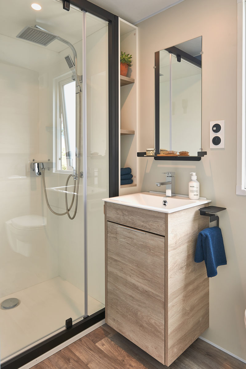 Camping Club La Côte Sauvage - MS Vacances - Mobil home - 2p - Otello Sabia SIGNATURE & SPA - Vue Baie