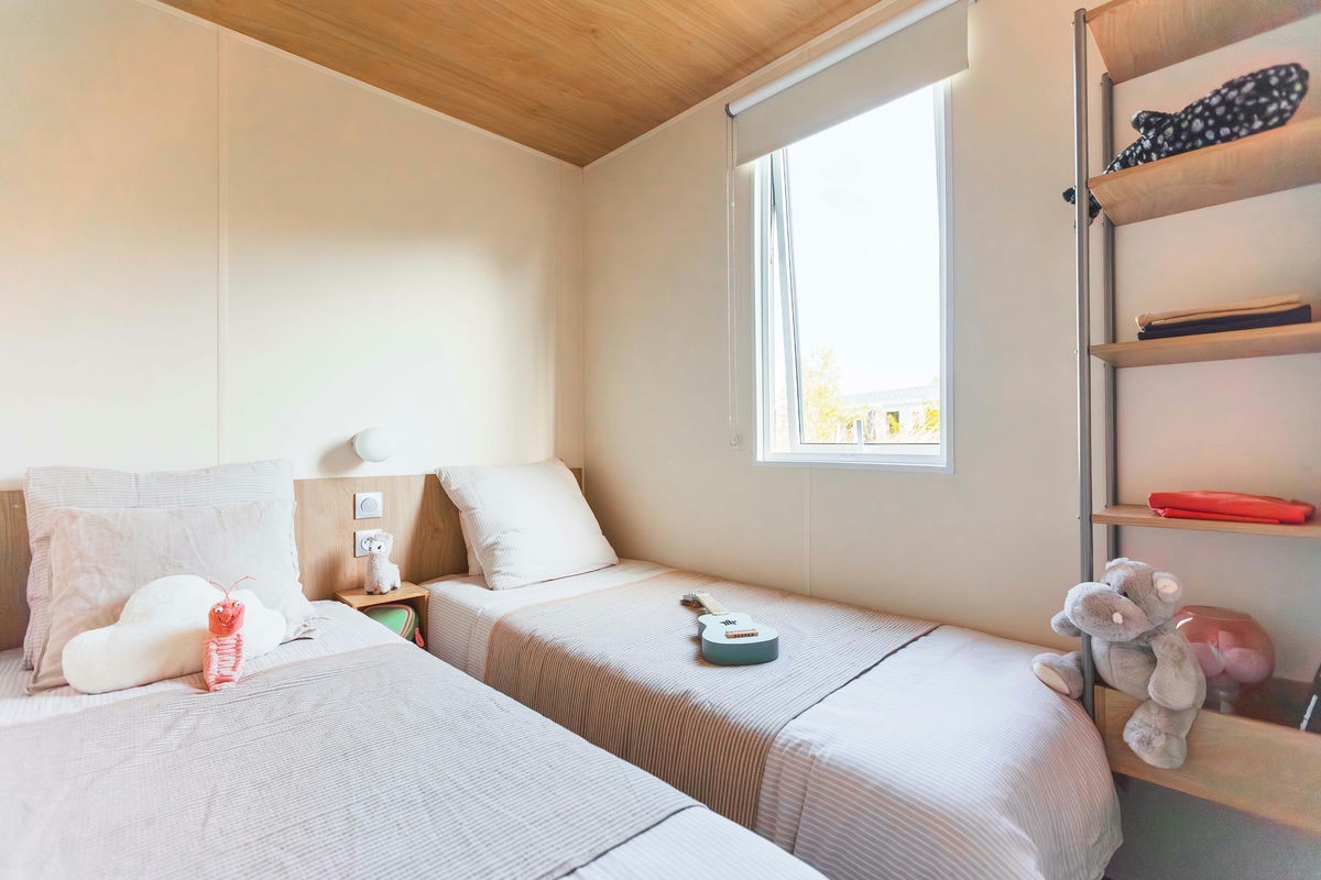 Camping Club La Côte des Roses - MS Vacances - Mobil home - 6p - Cottage Oasis PREMIUM & POOL