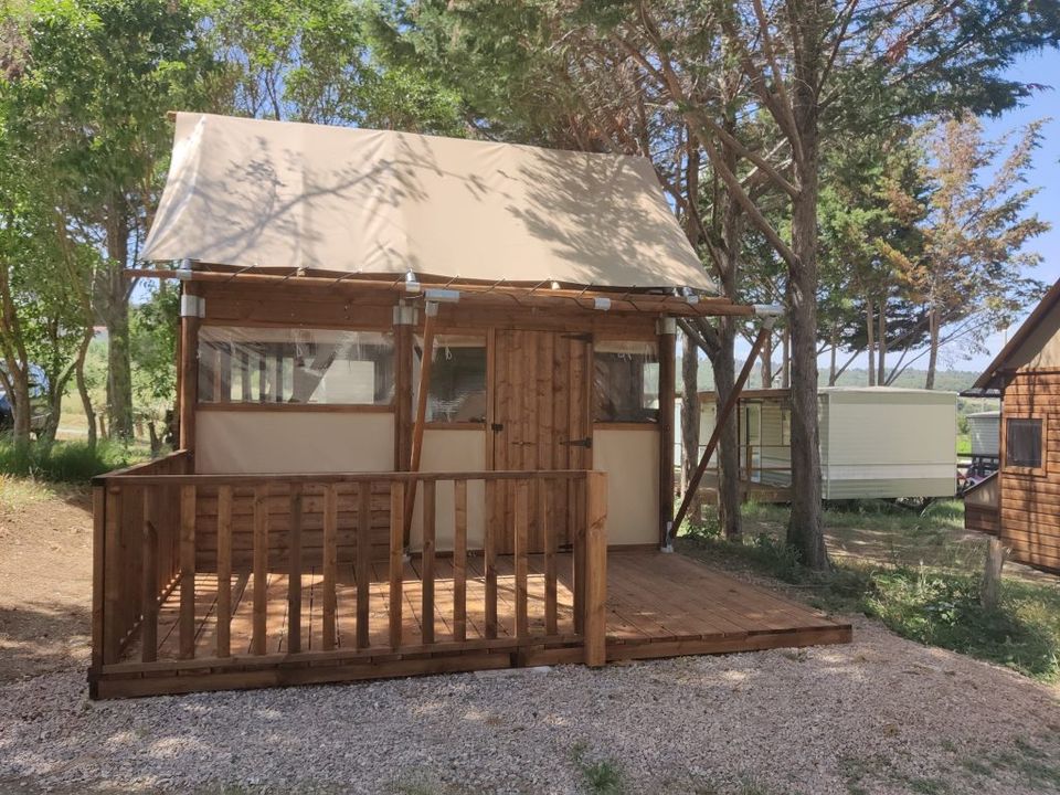 Borepo - Mobil home - Tente en toile et en bois 4 personnes - Caba-Logde Evasion