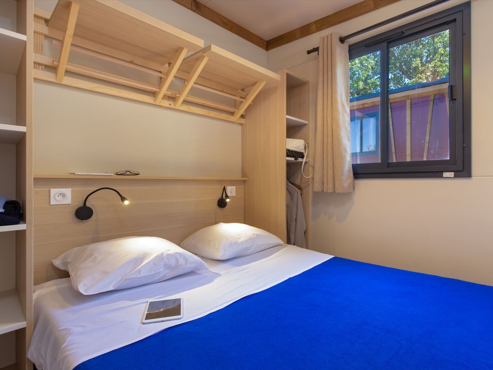 La Pinède - Châlet - Chalet 4 personnes - Chalet Mistral 25m² - climatisé - 2 chambres - terrasse 12m² 4/5 pers.