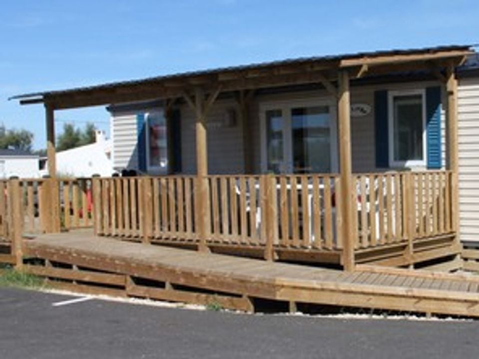 Le Clos du Rhône - Mobil home - Mobilhome 5 personnes - Cottage 33 m² Mobilté réduite 2 chambres TV/CLIM