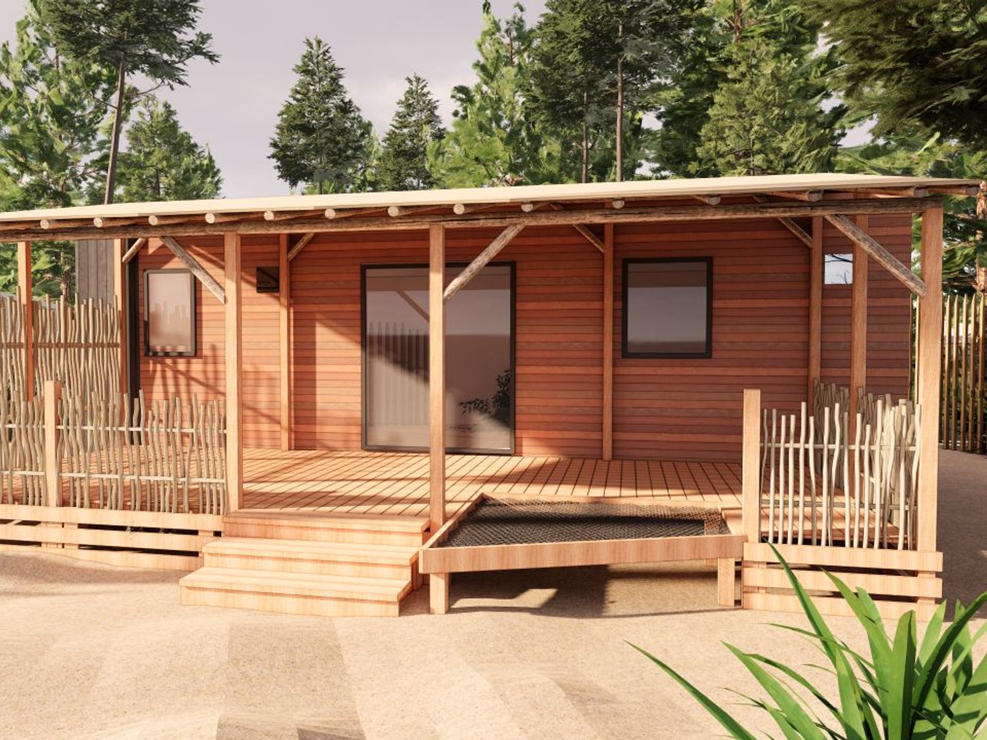 Le Pré des Sables - Mobil home - Premium 2 chambres 32m² - 2 salles de bain + TV