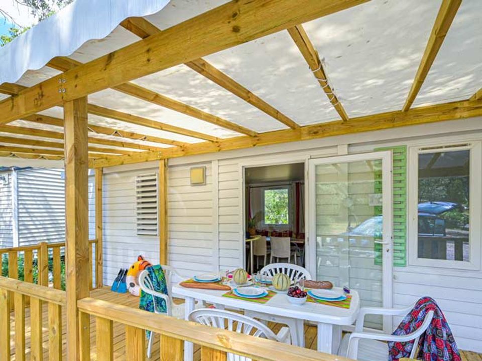 Fondespierre - Mobil home - Mobilhome 4 personnes - CONFORT - 26m² (2 chambres + climatisation)