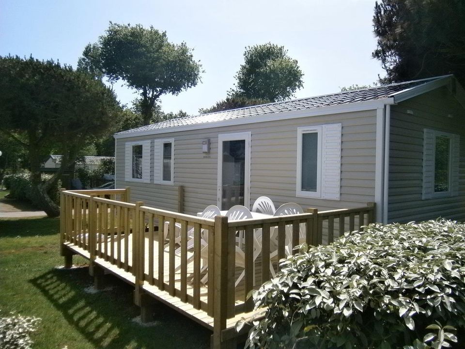 Le Kerabus - Mobil home - Mobilhome 6 personnes - 3 chambres - terrasse bois - TV - 6 pers