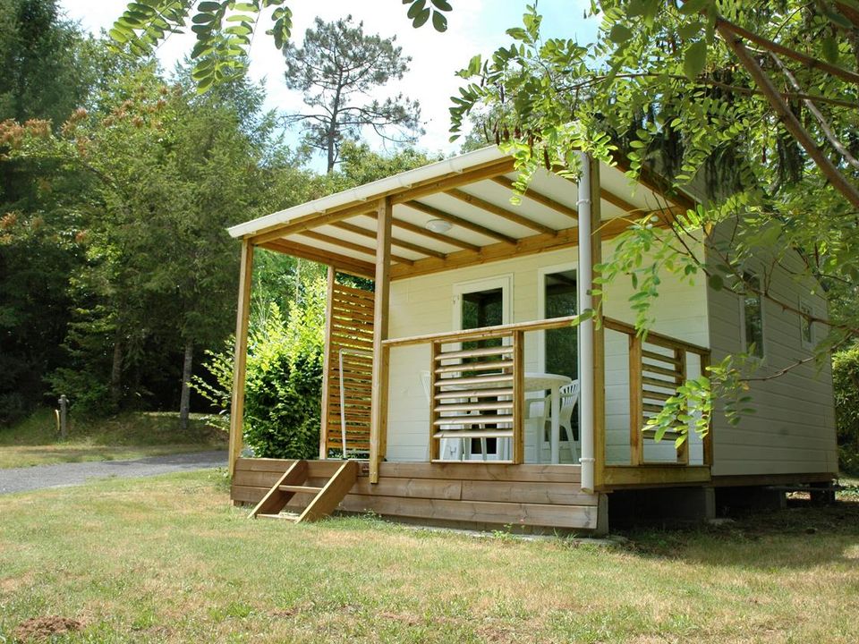 Les Pialades - Châlet - Chalet 2 personnes - Cajou 24m² avec terrasse couverte - 1 chambre