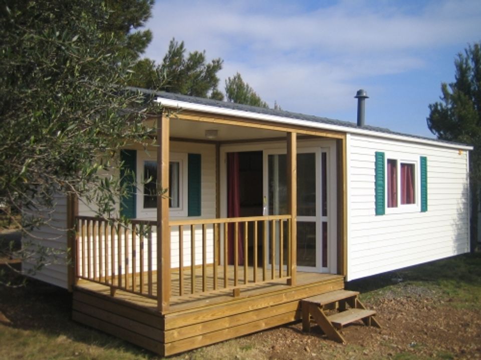 Le Fun - Mobil home - Mobilhome 4 personnes - Loggia 31m², 2 chambres, terrasse Loggia intégrée, climatisation