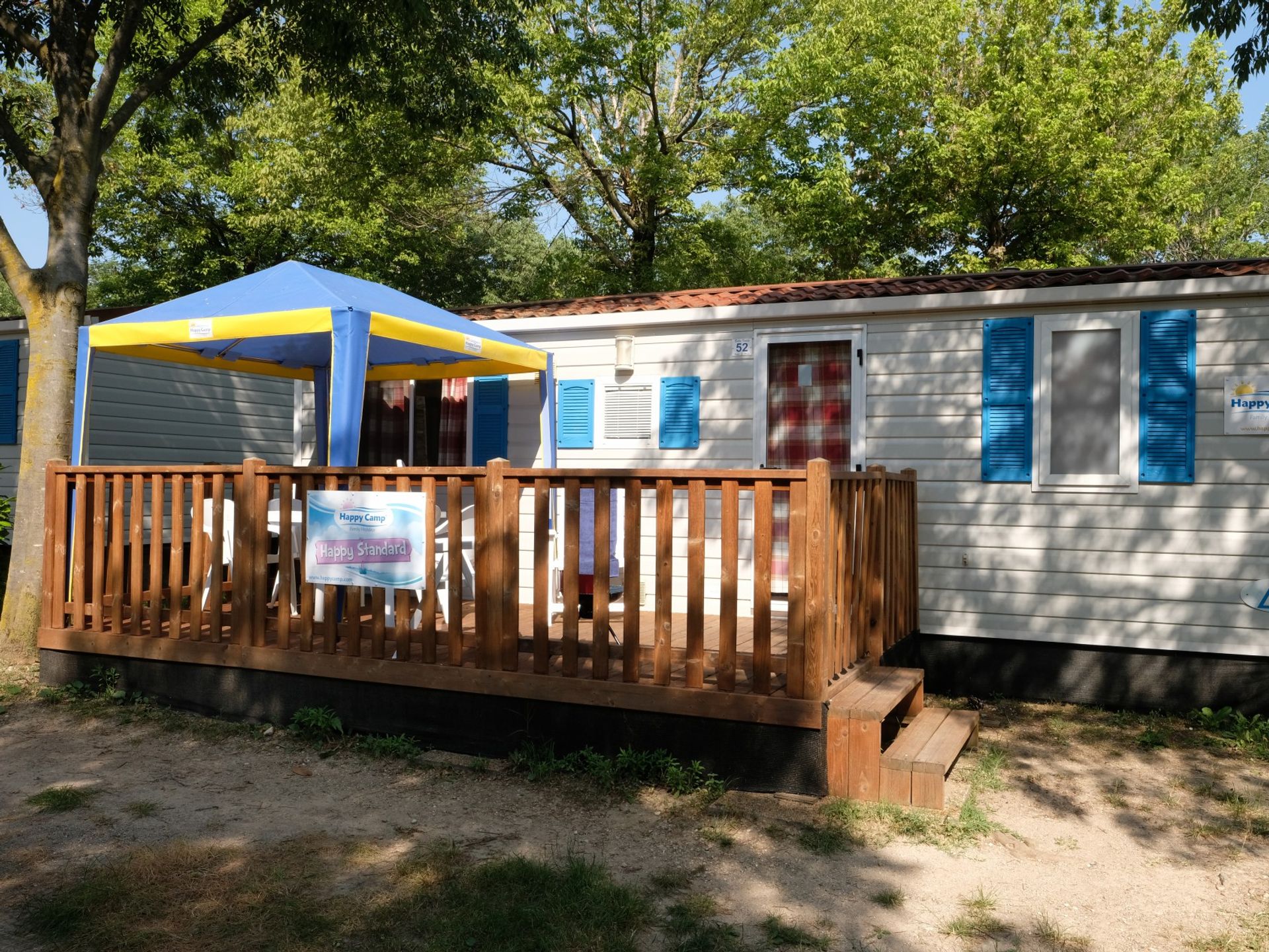 Camping Karavomilos Beach - Mobil home - Happy Easy