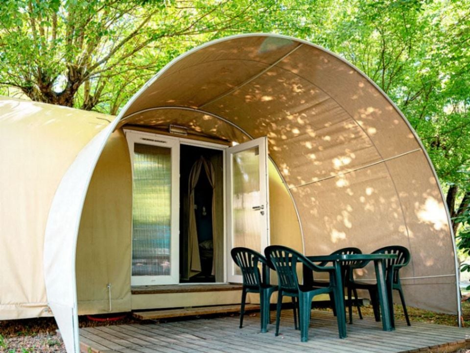 Aloha Plage - Mobil home - Tente en toile et en bois 4 personnes - Coco Sweet 2ch 4pers