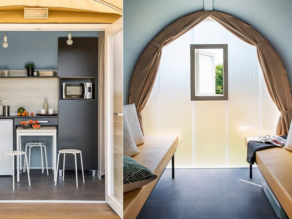 Menez Bichen - Mobil home - Hébergement 2 personnes - COCO SWEET - SANS SANITAIRE