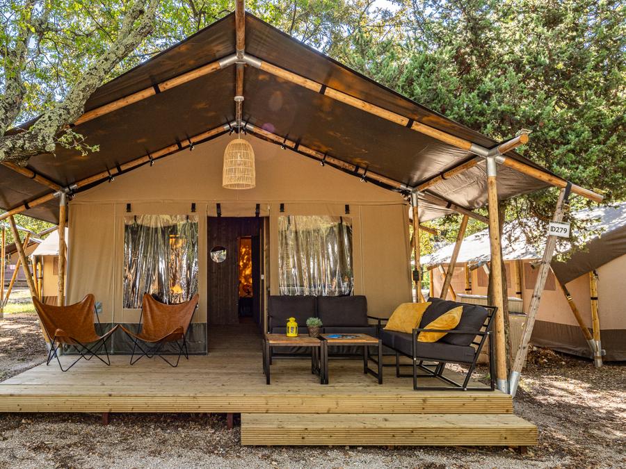 Bijela Uvala - Tente meublée - Tente en toile et en bois 4 personnes - Safari tent Lodge