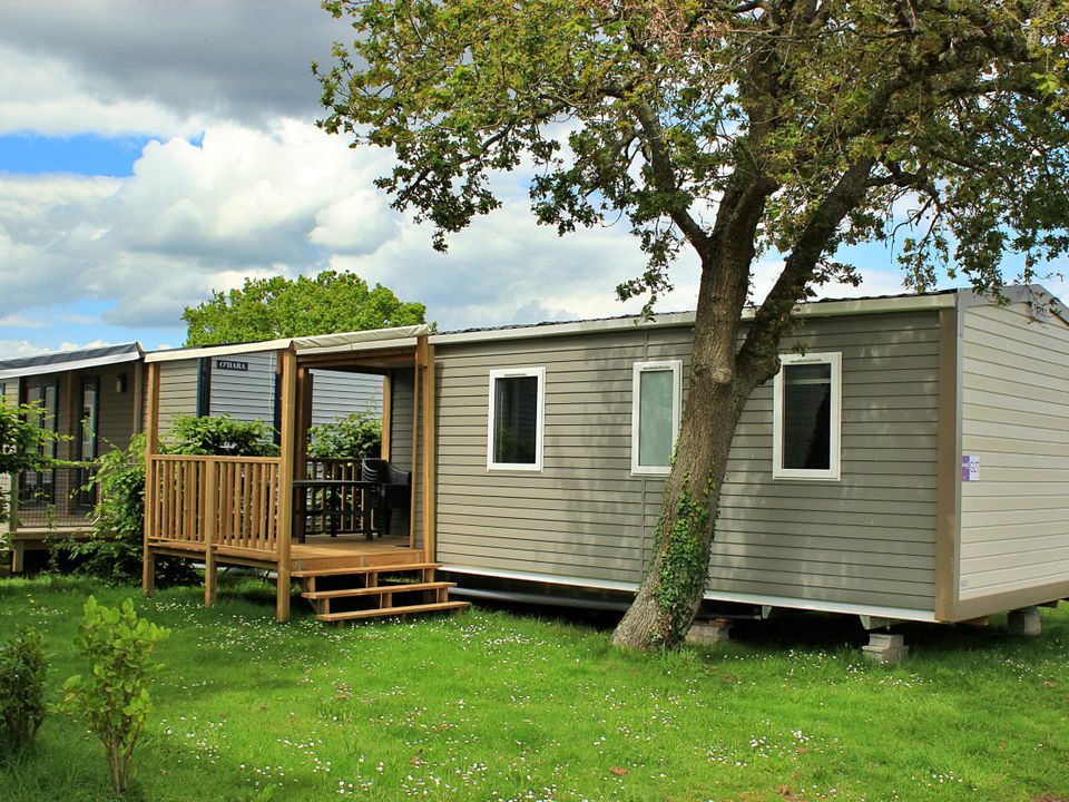 La Roseraie - Mobil home - Mobilhome 6 personnes - Cottage Family Pacifique - 3 chambres : 30m² + 9 m² terrasse