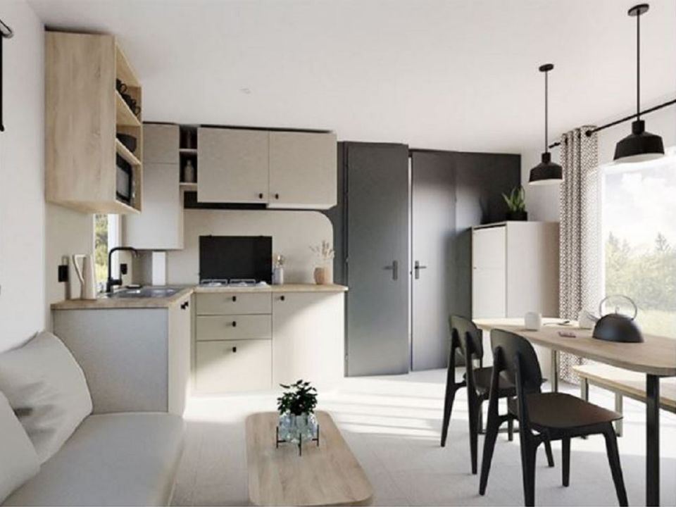 Tastesoule - Mobil home - Mobilhome 6 personnes - PRESTIGE TV 3 chambres 31M2
