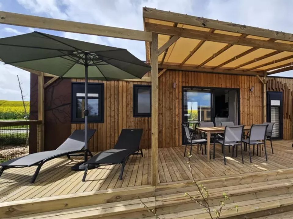 Domaine de Kervallon - Mobil home - Mobilhome 6 personnes - Mobil-Home Elégance 4 Pièces 6 Personnes Climatisé + TV