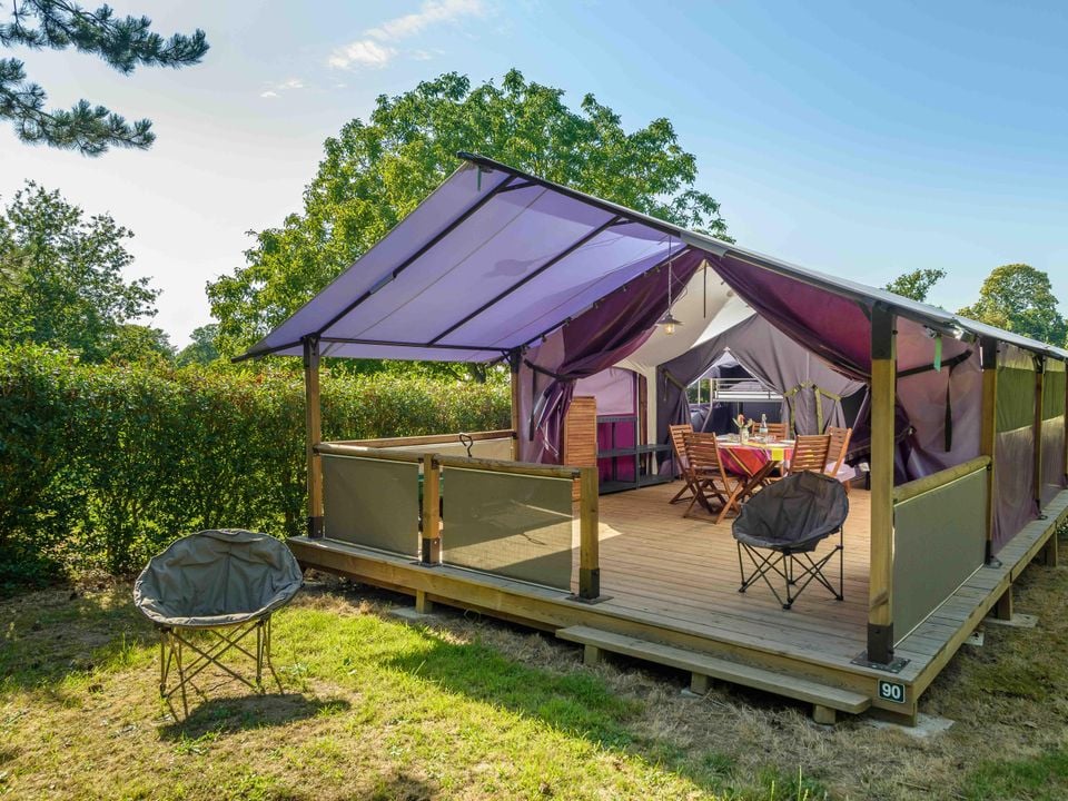 Le Kergariou - Mobil home - Tente en toile et en bois 5 personnes - FREEFLOWER (sans sanitaires)