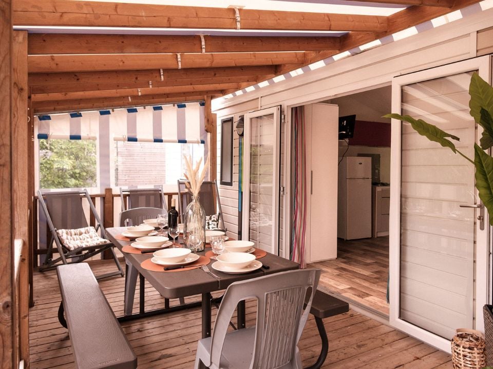 Orée de l'Océan - Mobil home - Mobilhome 8 personnes - Cottage Confort 4 chambres
