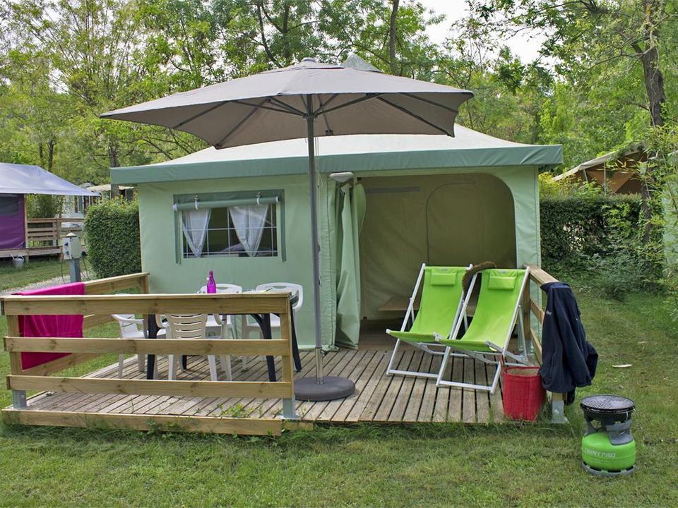 Saint Amand - Bungalow - Bungalow toilé 4 personnes - Funflower Standard 20 m² sans sanitaires