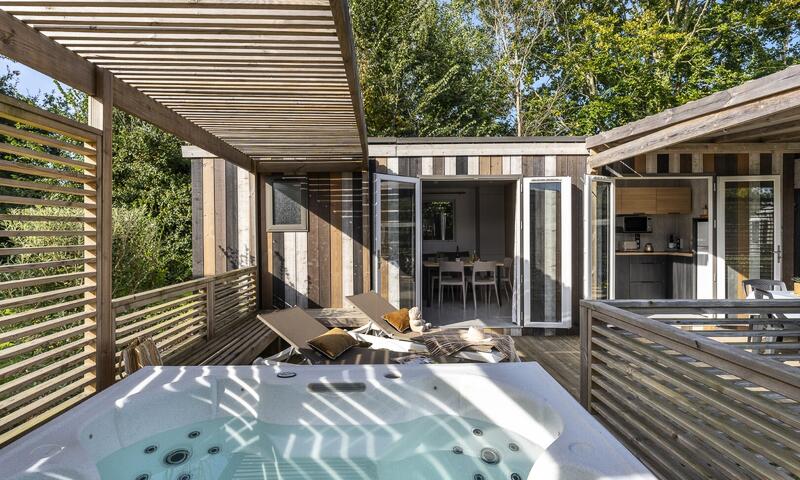 Le Village Perrosien - Cabane - Cabane Luxe 4 pièces 6 personnes Climatisée + TV + Jacuzzi