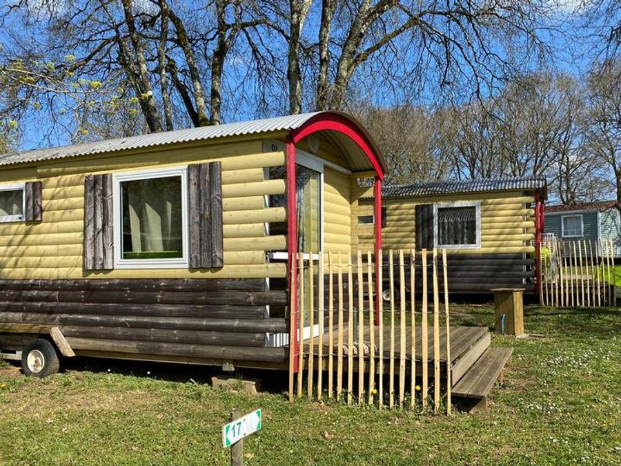 Les Cigales - Mobil home - Unique 2 personnes - Ciela Roulotte - 1 chambre (sans sanitaire)