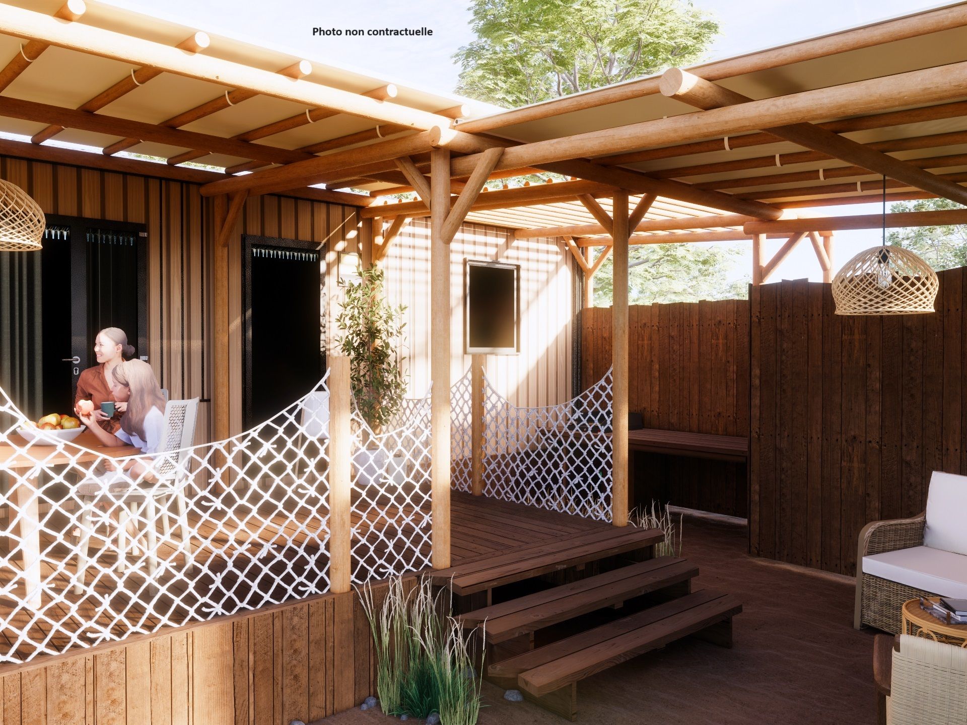 Camping de la Baie - Mobil home - Nouveauté "QUARTIER PREMIUM" Mobil-home 2 chambres