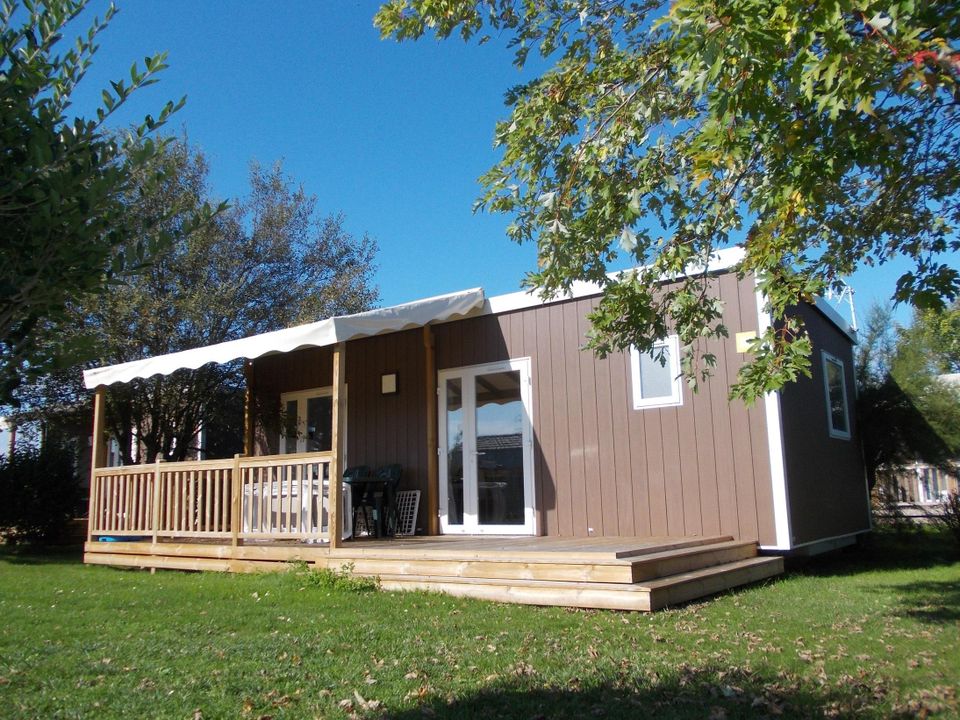 Les Peupliers - Mobil home - Mobilhome 6 personnes - Lodge (2 chambres)