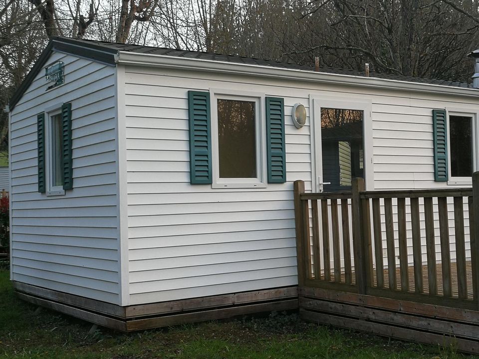 Domaine de Néguenou - Mobil home - Mobilhome 6 personnes - Mobilhome PRIVILEGE Dimanche - 2 chambres - 40m² terrasse comprise