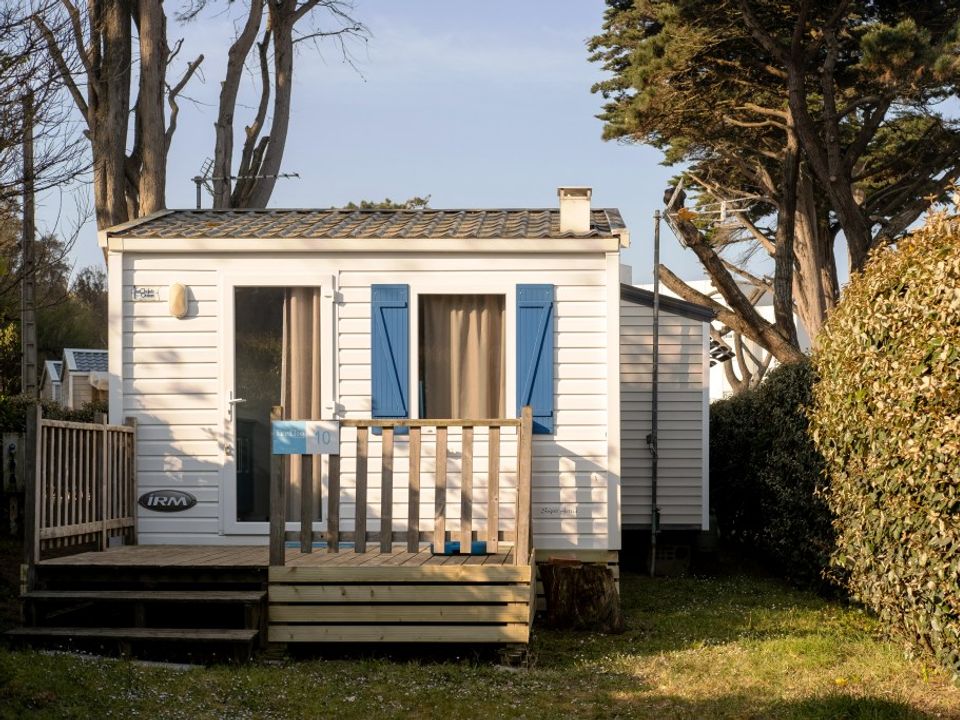 Camping du Bord de Mer - Mobil home - Mobilhome 2 personnes - Eco 1 chambre + terrasse - économique