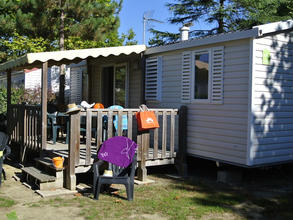 Camping Club Les Brunelles - MS Vacances - Mobil home - Mobilhome 4 personnes - COTTAGE SAVANNAH CONFORT PLUS