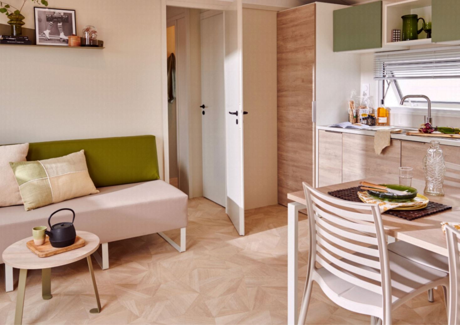 L'Orée du Bois - Mobil home - Mobil-home Confort+ 6 personnes 2 chambres 2 sdb