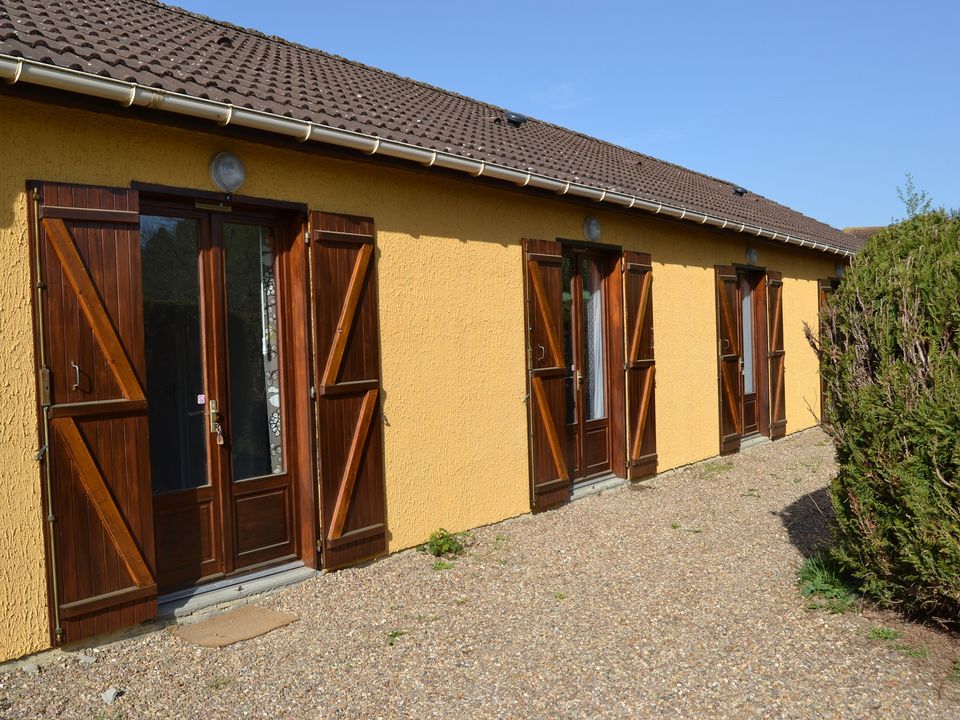 Parc des Joumiers - Mobil home - Chambre 3 personnes - Motel plein pied sans cuisine