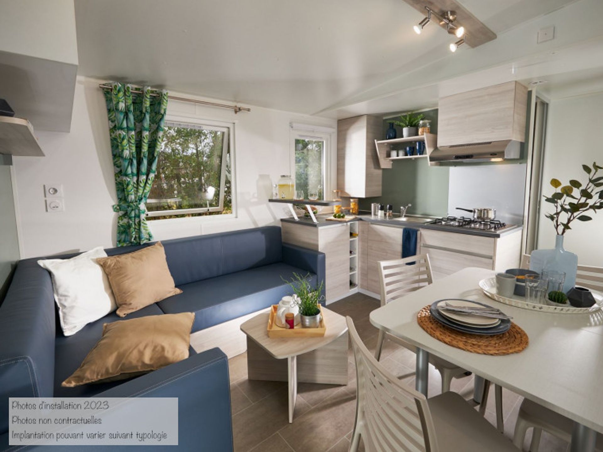 Lac de Thoux - Mobil home - Espace Premium 32/33m² + Clim + TV + Terrasse Couverte