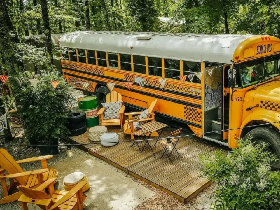 Orlando in Chianti - Mobil home - Caravane 4 personnes - Schoolbus