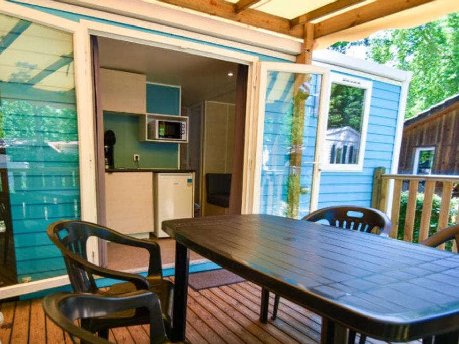 La Foret Lahitte - Mobil home - Mobilhome 2 personnes - 3 trèfles 1 chambre 1 SDB