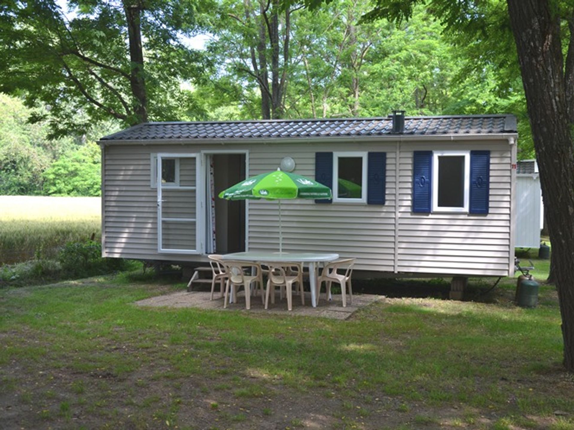 Le Chassezac - Mobil home - 2 chambres, terrasse dallée, non climatisé