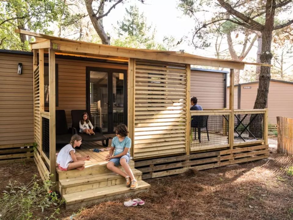 Les Pins de la Coubre - Mobil home - Mobilhome 6 personnes - Cottage Violette 4 Pièces 6 personnes + TV ***