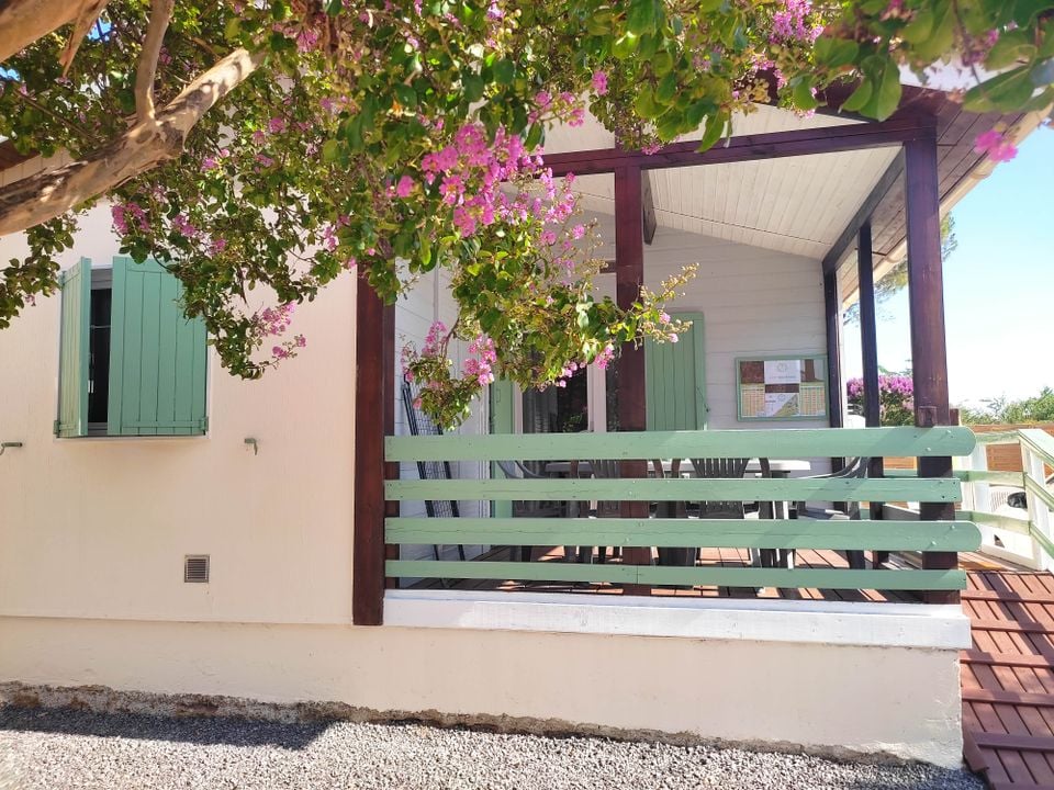 l'Olivier - Mobil home - Gîte 6 personnes - Gîte Prestige "Hortensia" 3 chambres Climatisation