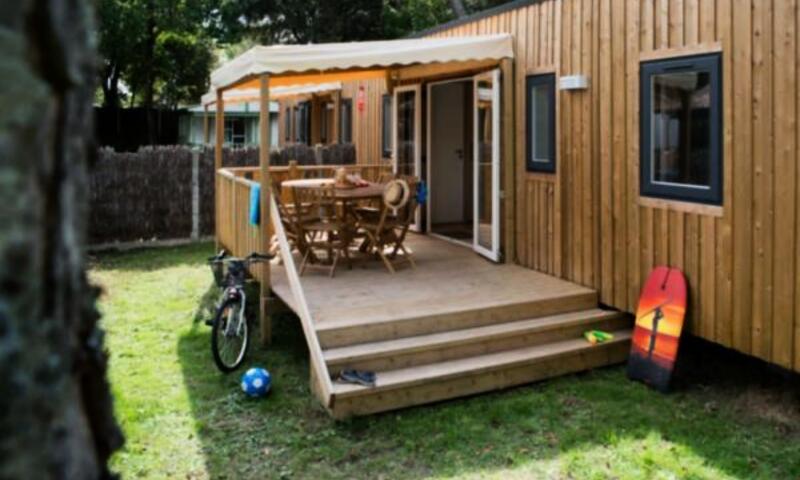Les Nobis d'Anjou - Mobil home - Mobil Home Eden Loire 3 chambres 6 personnes, Terrasse semi-couverte, TV, 33 m² (2017)