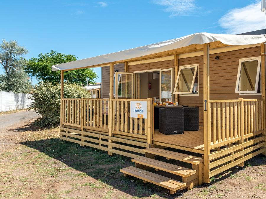 Park Umag - Mobil home - Mobilhome 6 personnes - Premium | 3 Ch. | 6 Pers. | Terrasse Lounge | Clim. | TV