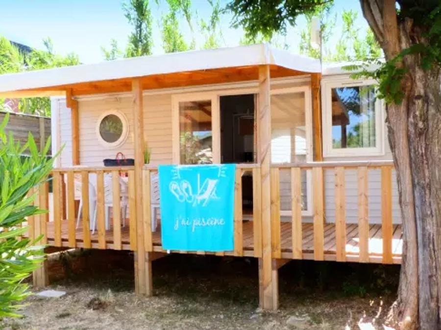 Les Palmiers - Mobil home - Mobilhome 8 personnes - Texas Standard 4 Pièces 6/8 Personnes Climatisé + TV