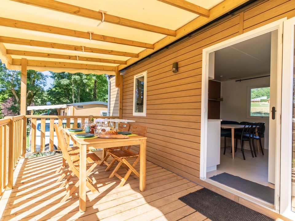 La Haute Sioule - Mobil home - Mobilhome 5 personnes - MOBIL-HOME 2 CHAMBRES
