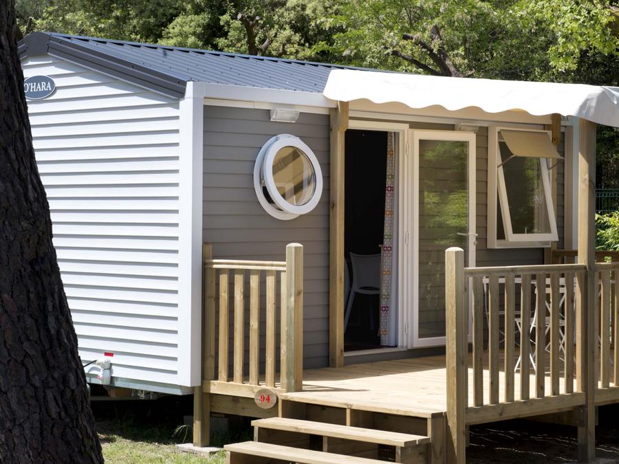 Saint Tro'Park - Mobil home - Mobilhome 2 personnes - Mobil-home Confort 18,60 m² (1 chambre) + terrasse bois semi-couverte