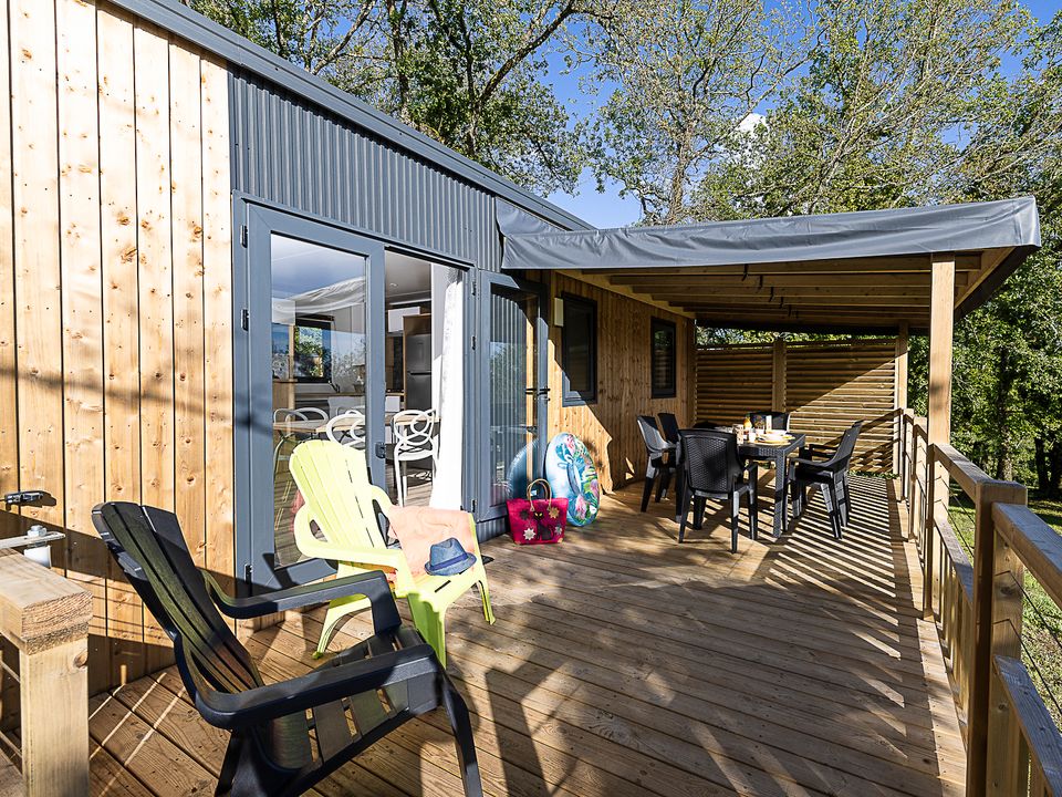 Les Hirondelles - Mobil home - Mobilhome 8 personnes - Premium Lacave - 3 ch - TV - clim - LV - 2 SDB