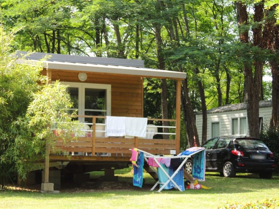 Les Nauves - Mobil home - Mobilhome 6 personnes - CONFORT TERRASSE SEMI COUVERTE